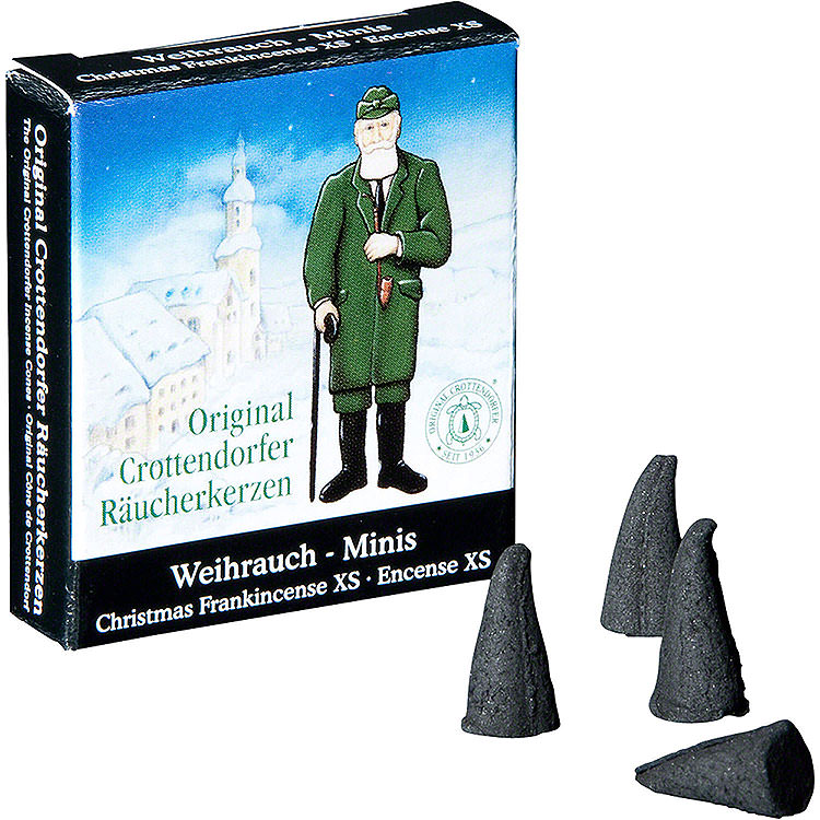 Incense Cones for Smokers German Crottendorfer Frankincense Scent 24 